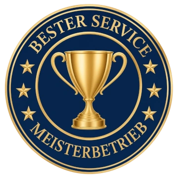 Bester Service Meisterbetrieb Siegel