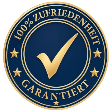 100% Zufriedenheit Garantiert Siegel